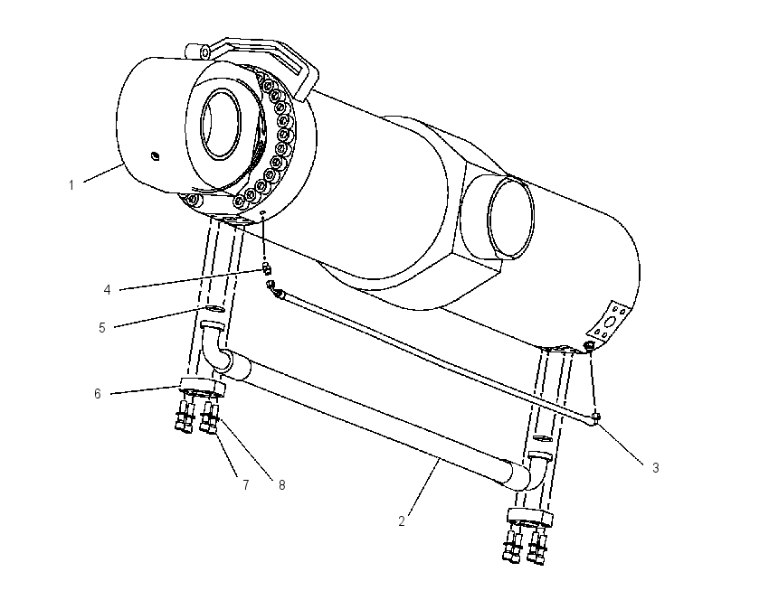 CYLINDER & LINES GP-SHEAR 1962026 CAT