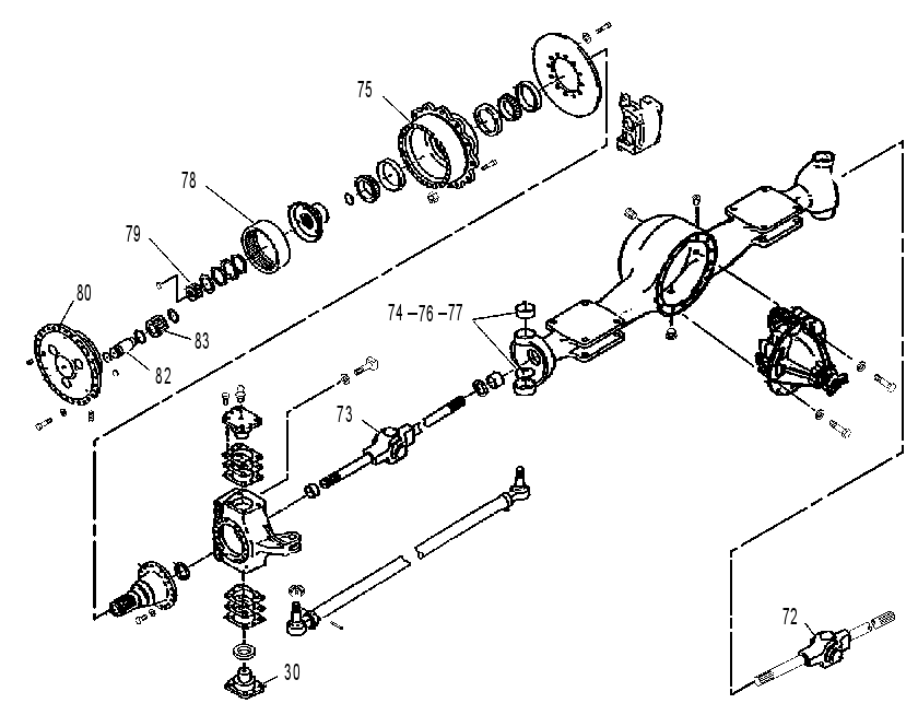 AXLE GP-DRIVE 6R2480 CAT