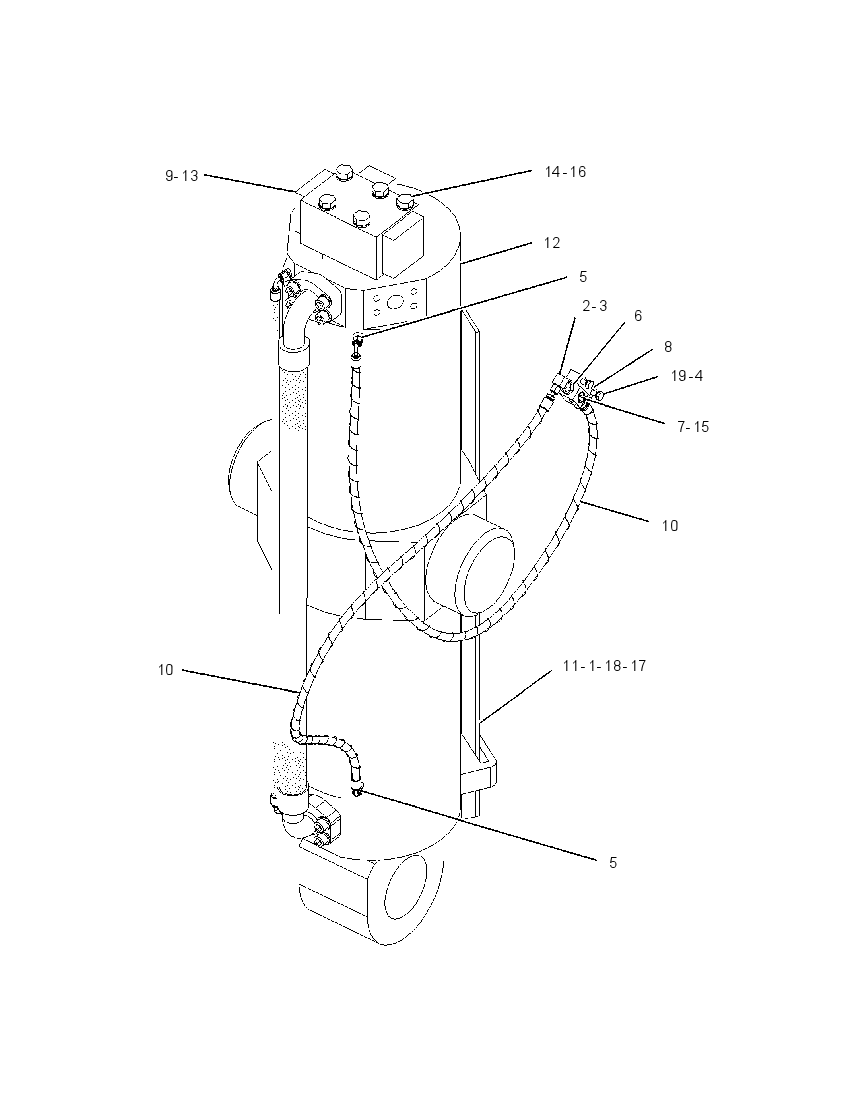 CYLINDER & VALVE GP 1872945 CAT