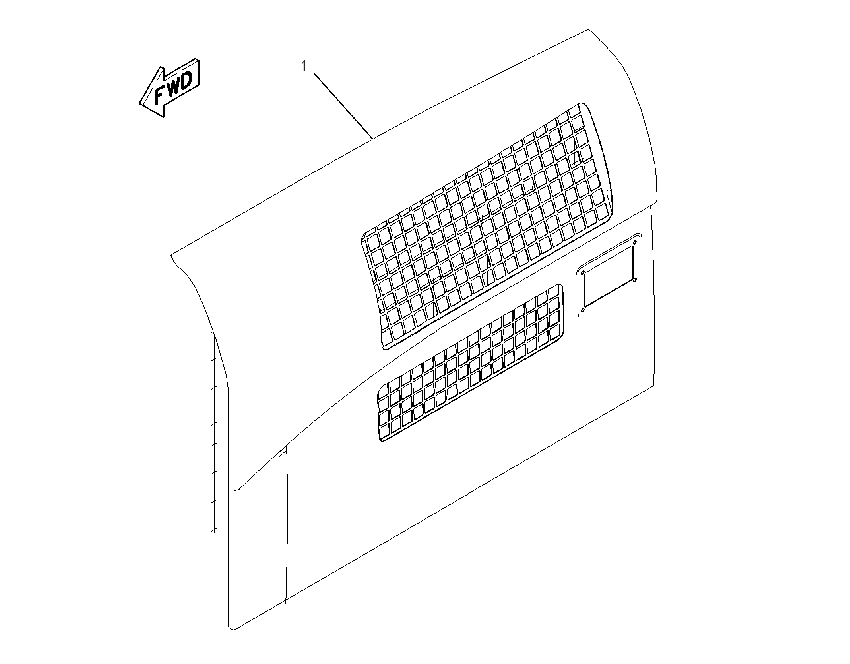 DOOR GP-RADIATOR 1750867 CAT