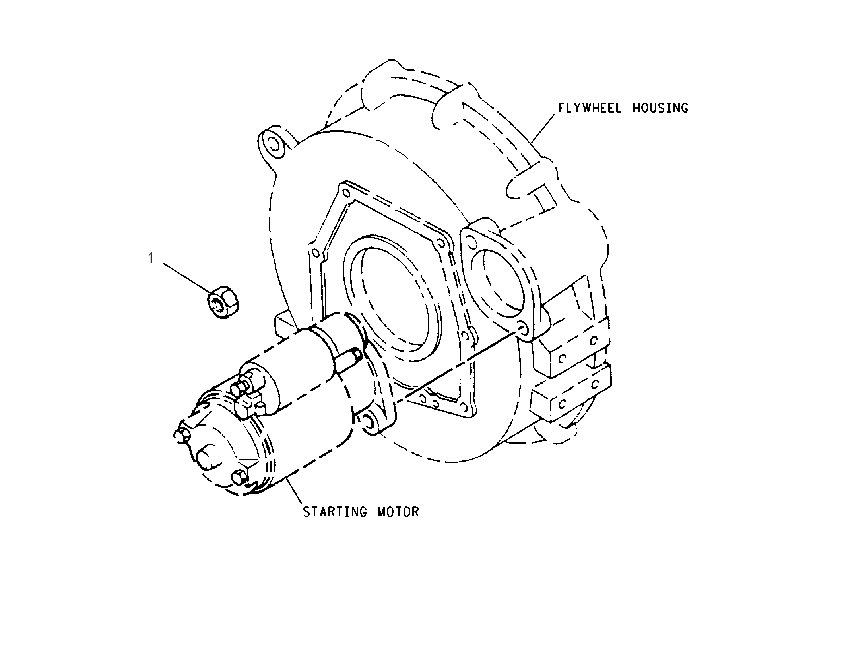 FASTENER GP-FLYWHEEL HOUSING 1978541 CAT