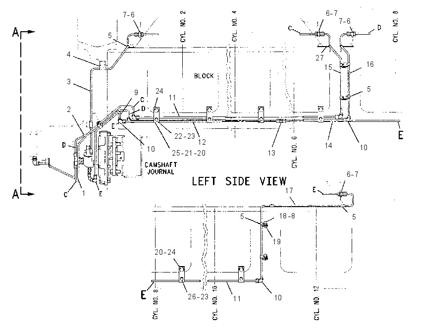 PUMP & LINES GP 7C1953 CAT