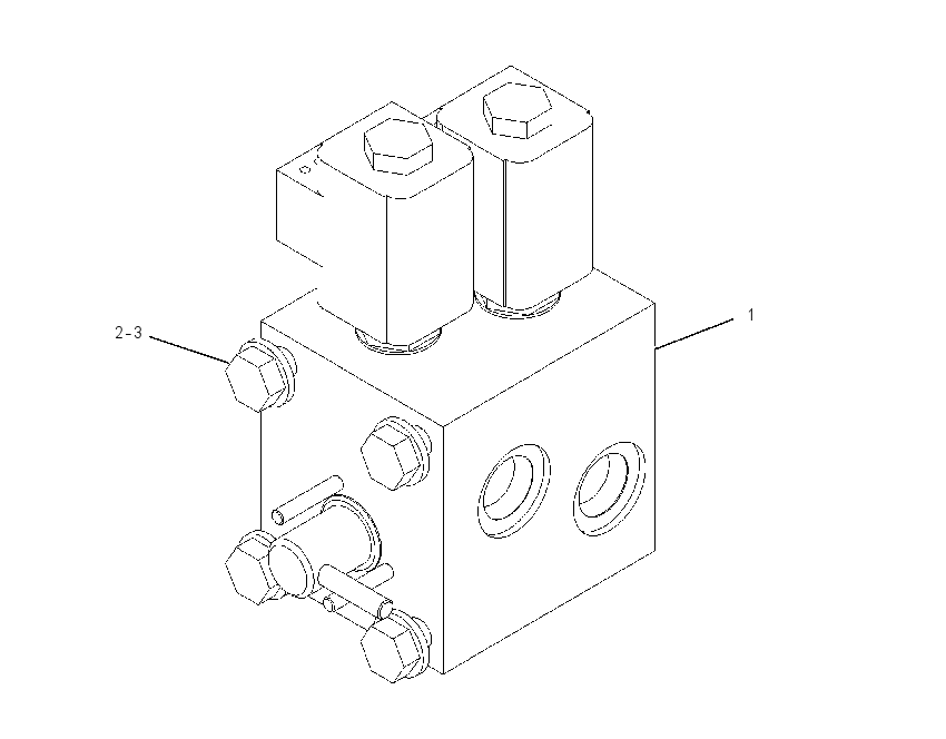 VALVE & MTG GP-HYD LOCKOUT 1266575 CAT