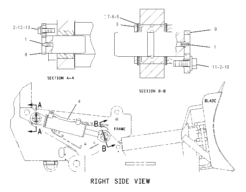 CYLINDER & MTG GP-LIFT 1265857 CAT