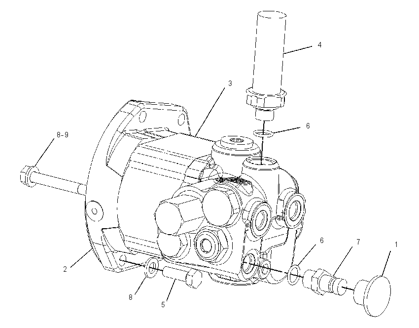 PUMP & MTG GP-BRAKE & HYD FAN 1409259 CAT