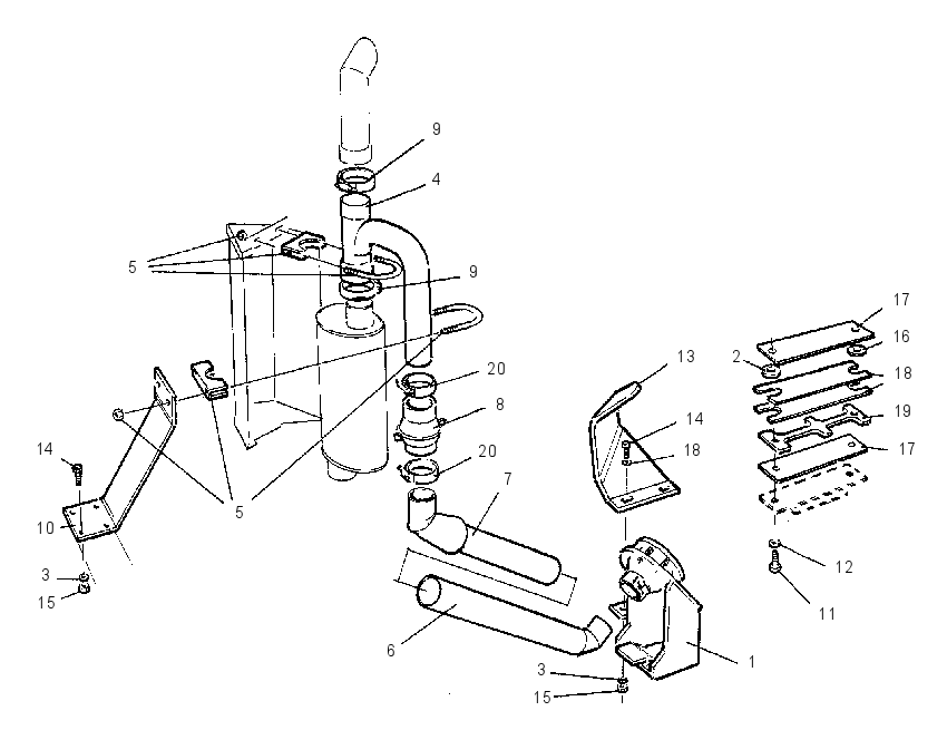 EXHAUST AR-BODY 1166444 CAT