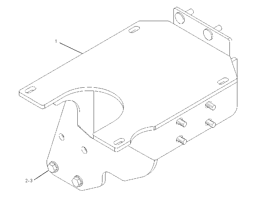 MUFFLER MOUNTING GROUP 2015381 CAT