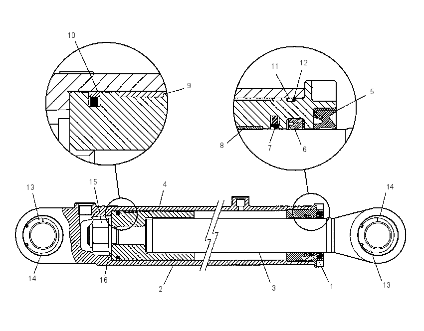 CYLINDER GP-HOIST 1478507 CAT