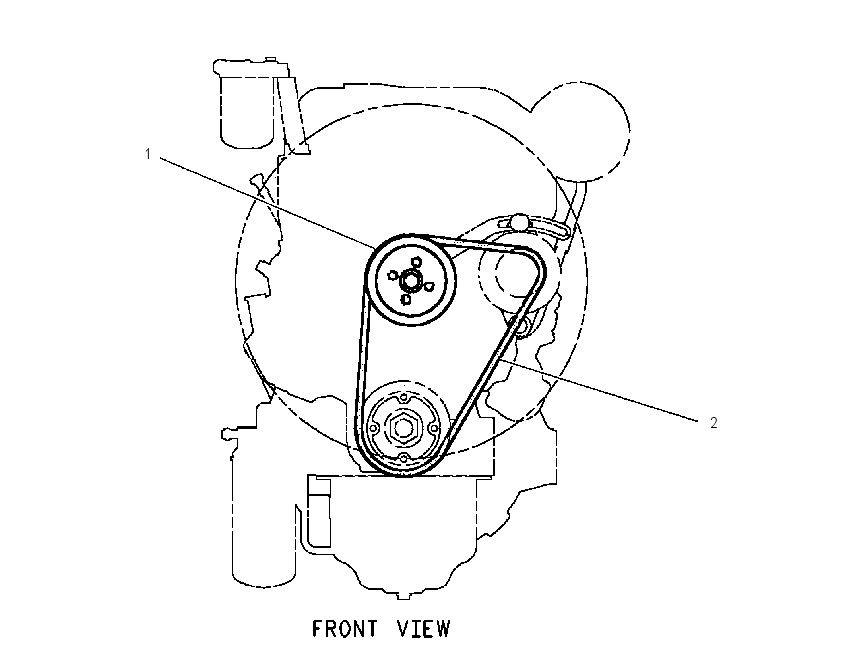PULLEY GP-FAN & ALT DRIVE 1968048 CAT