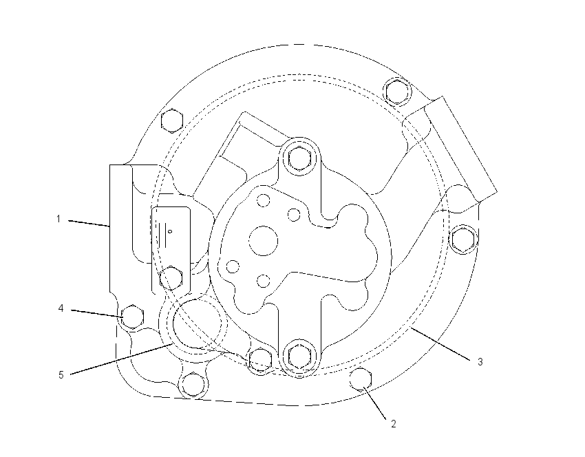PUMP & MTG GP-TRANSMISSION 1249407 CAT