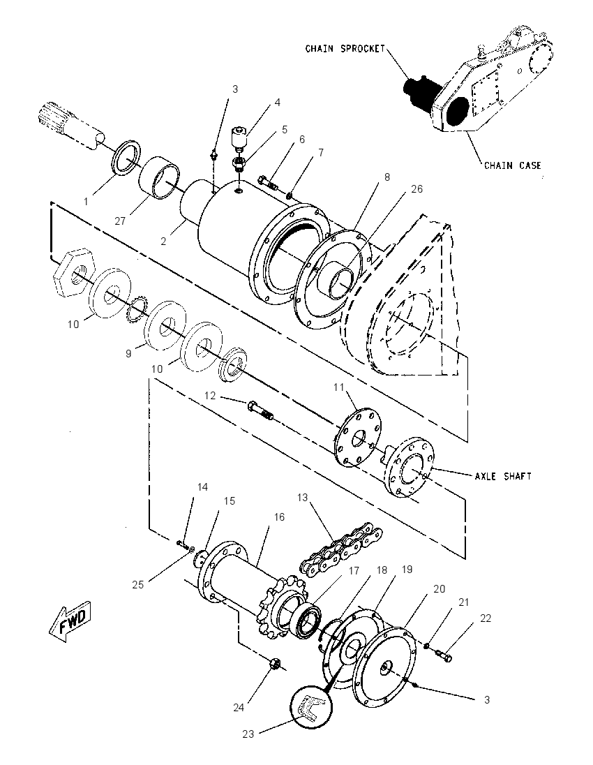 DRIVE GP-CHAIN 1118620 CAT