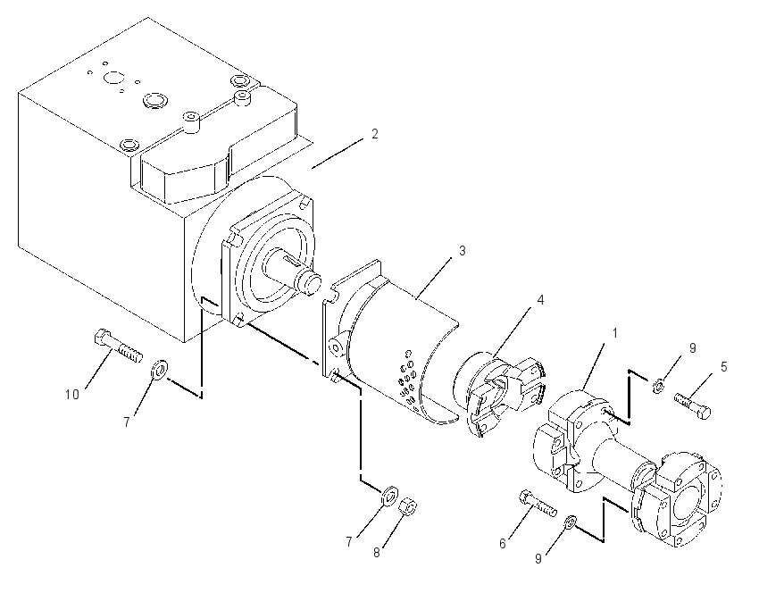 PUMP & MTG GP-STEERING 1266623 CAT