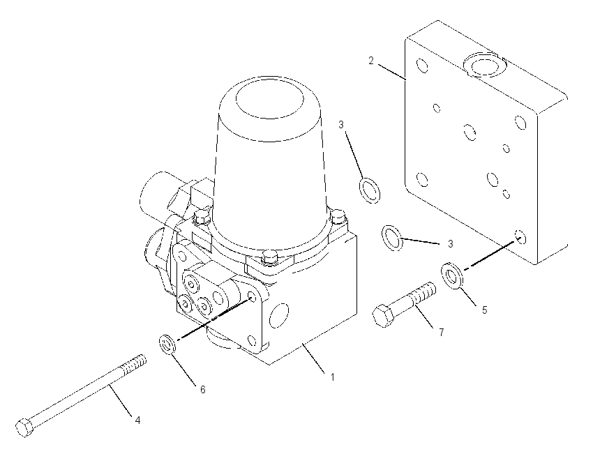 VALVE & MTG GP-LOCKUP CLUTCH 1266628 CAT