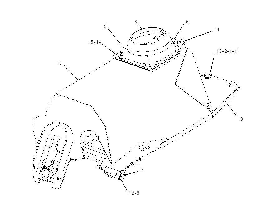 COVER & MTG GP-CONTROL VALVE 1996368 CAT