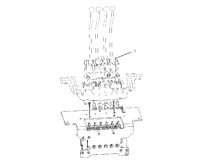 CONVERSION GP-HYD HAND CONTROL 1641530 CAT