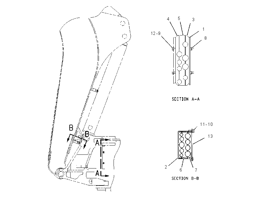 MOUNTING GP-LINES 1712101 CAT
