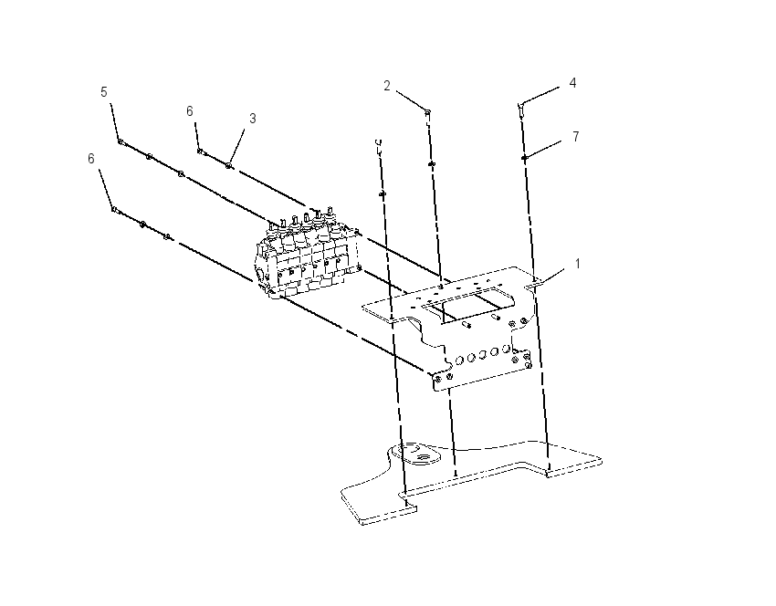 MOUNTING GP-BANK VALVE 1853165 CAT