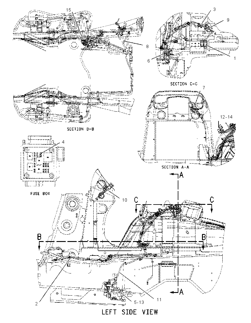 Проводка системы плавности хода 1941949 CAT
