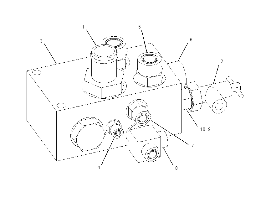 MANIFOLD GP-RETURN 1938327 CAT