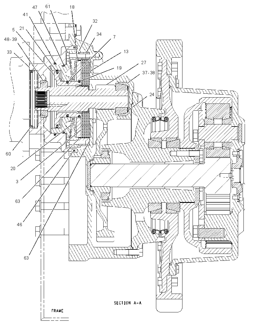 FINAL DRIVE & BRAKE GP 1274826 CAT