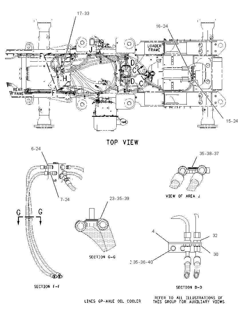 KIT-AXLE OIL COOLER 2Q8441 CAT