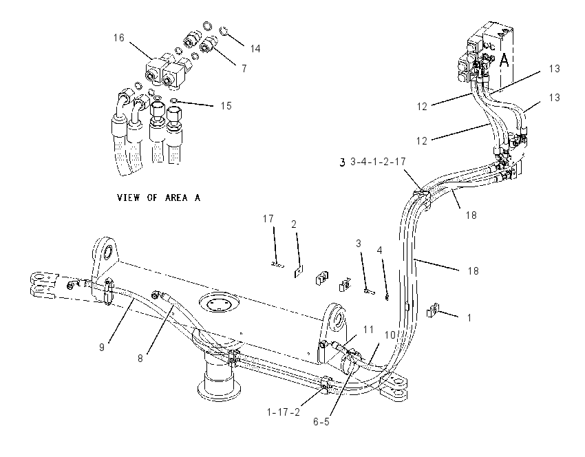 LINES GP-SWING CYLINDER 1946090 CAT