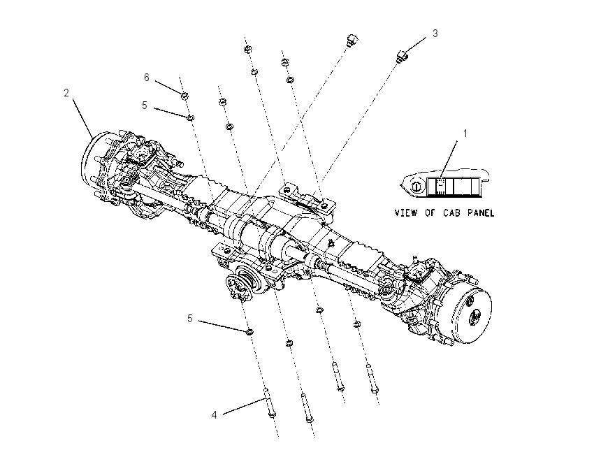 AXLE AR-REAR 2007583 CAT