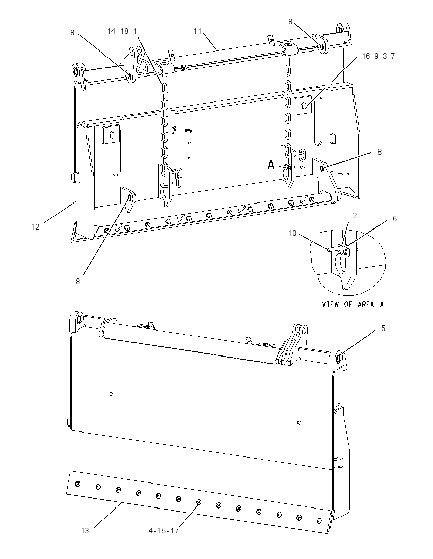 MOLDBOARD GP 1504930 CAT