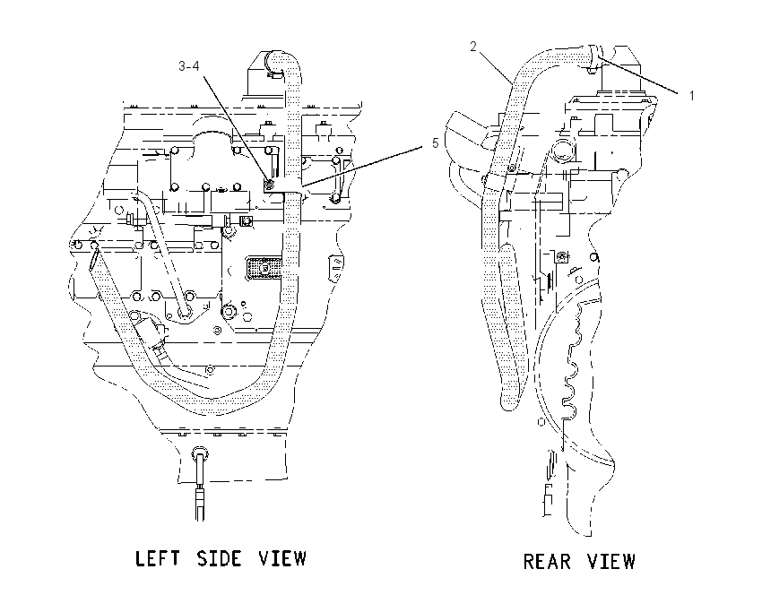 Система отвода газов 1941684 CAT