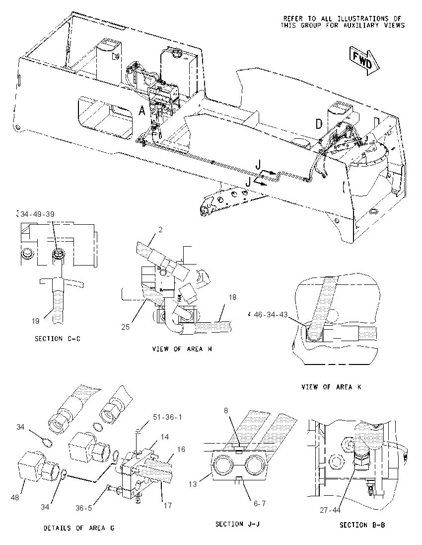 Трубопроводы гидравлические 1946088 CAT