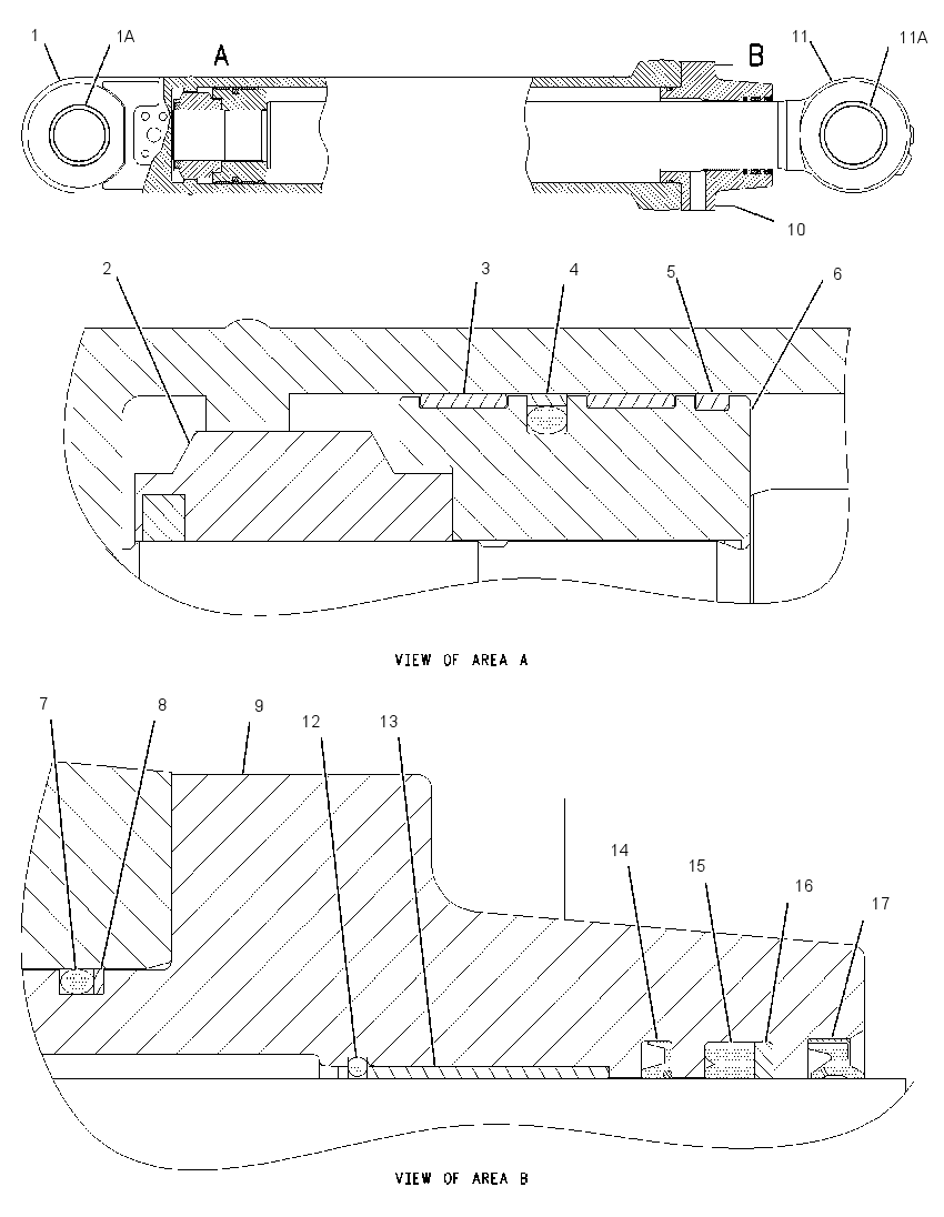 CYLINDER GP-COUNTERWEIGHT 1559197 CAT