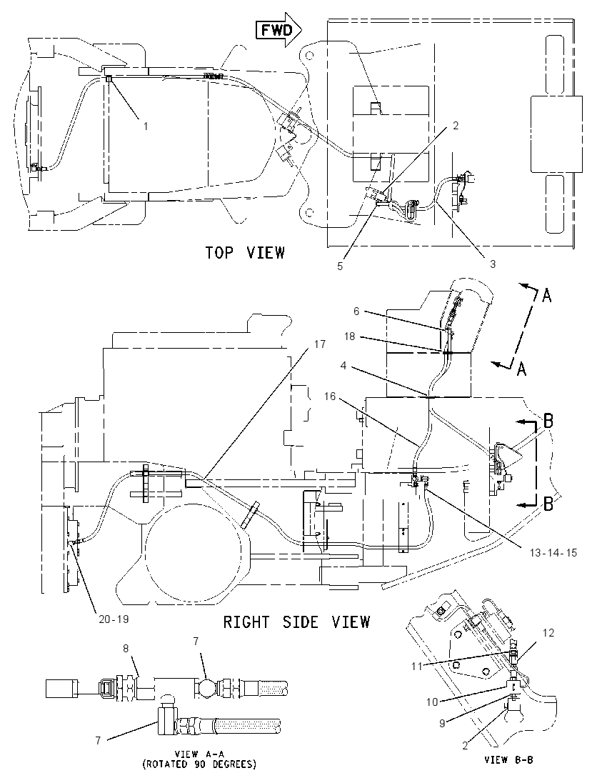 Управление стояночным тормозом 8W5934 CAT