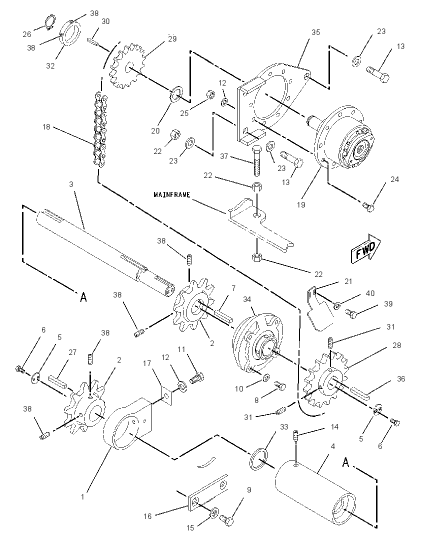 SHAFT GP-FEEDER DRIVE 1285978 CAT