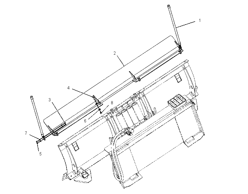 DEFLECTOR GP-ANGLE BLADE 1970926 CAT