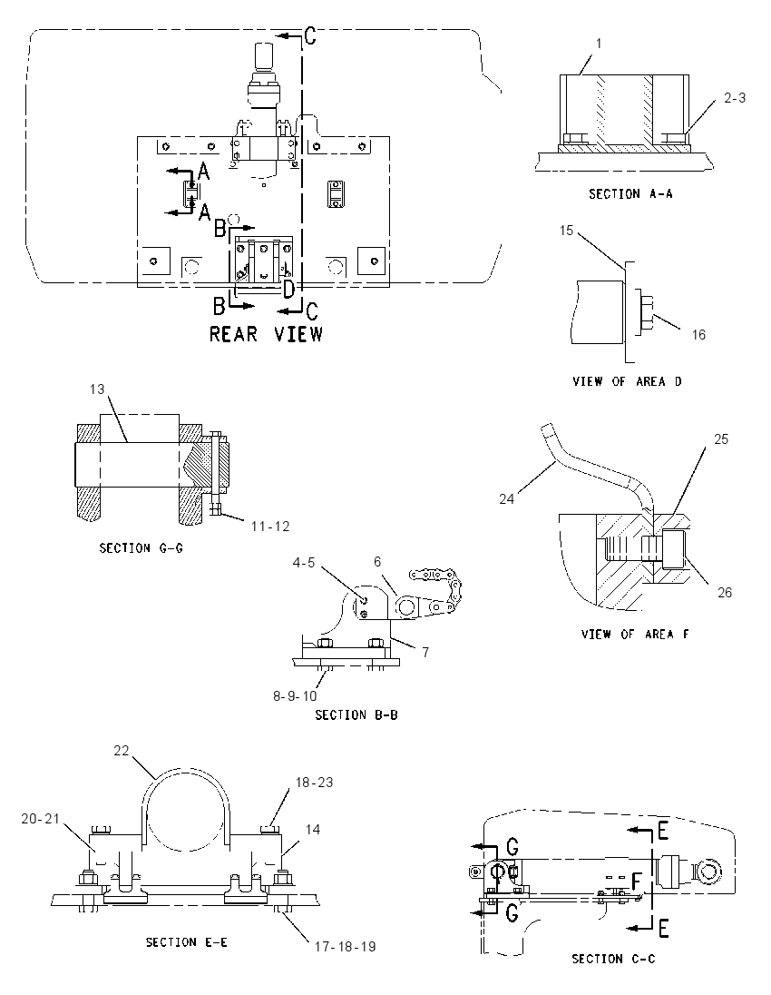 MOUNTING GP-COUNTERWEIGHT CYL 1972172 CAT
