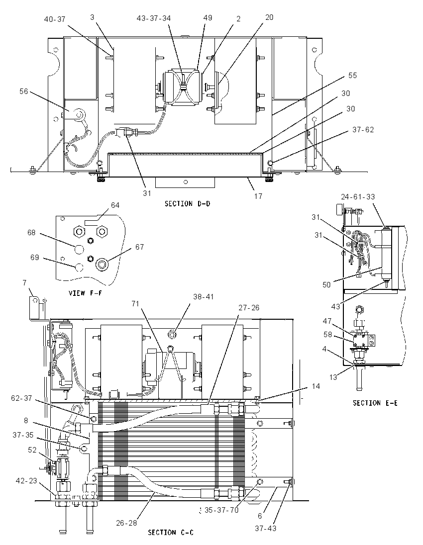 Отопитель кабины 9X7814 CAT