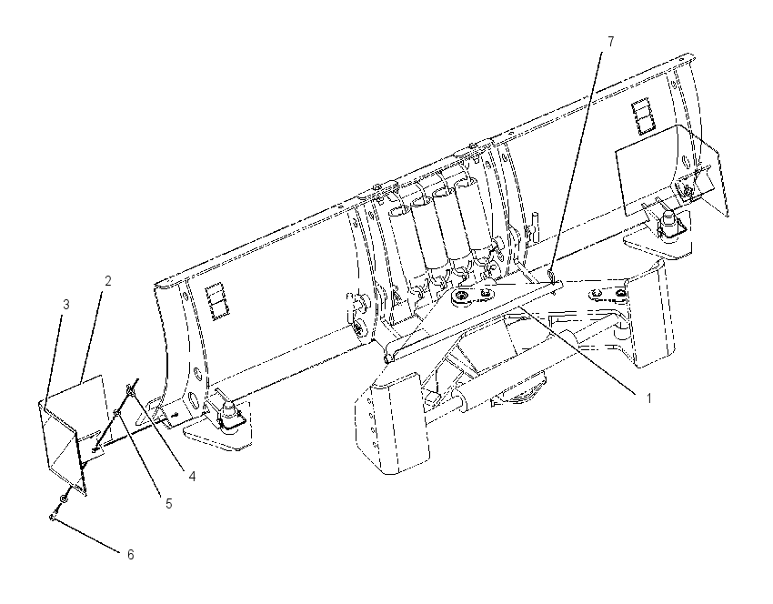 KIT-ROADING PLATE & MOUNTING 1658488 CAT