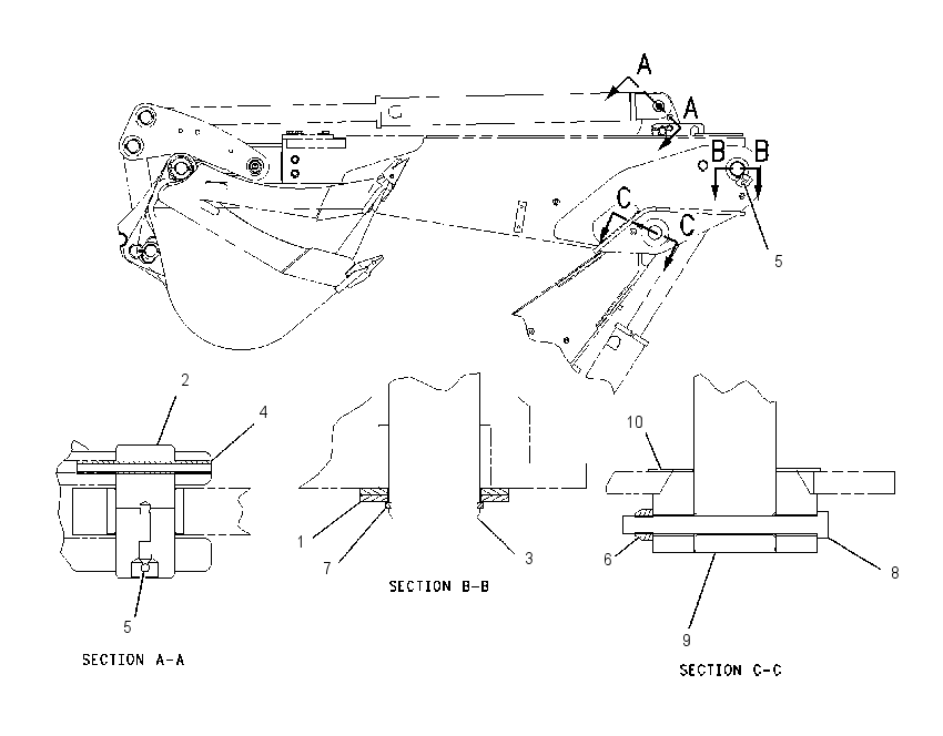 MOUNTING GP-STICK 1849950 CAT
