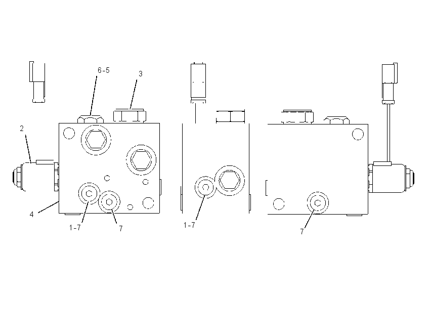 MANIFOLD GP-RIDE CONTROL 1908315 CAT