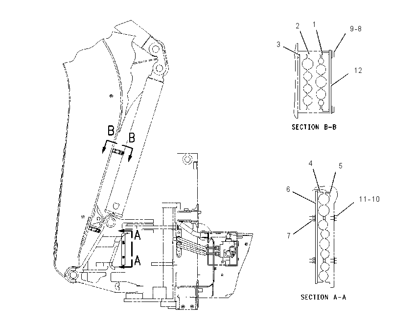 MOUNTING GP-LINES 1862950 CAT