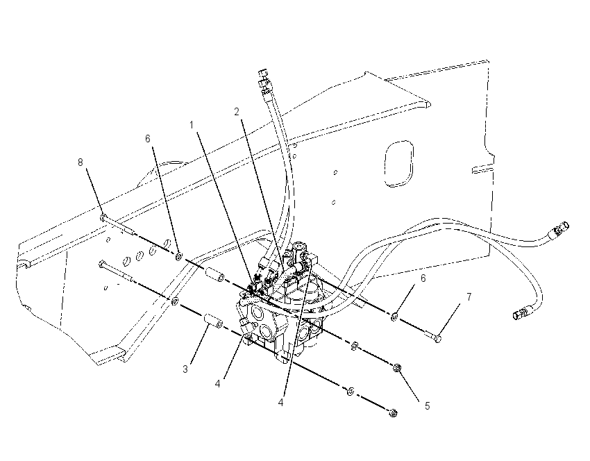 MOUNTING GP-BANK VALVE 1856245 CAT