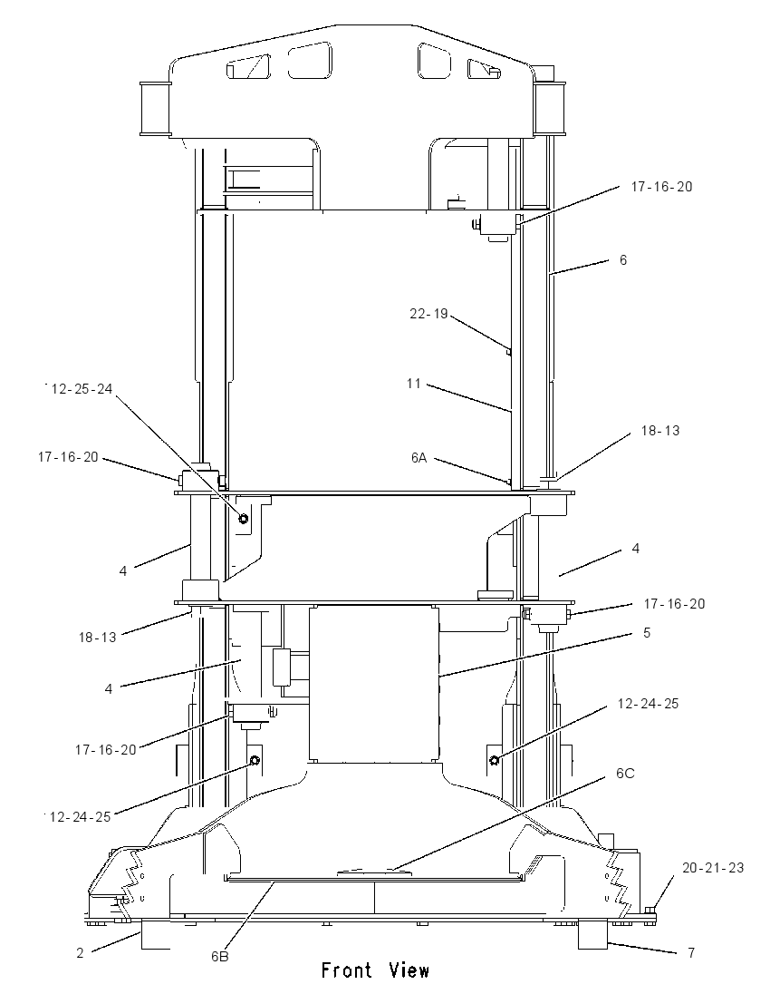 FRAME GP-FELLING HEAD 1962266 CAT