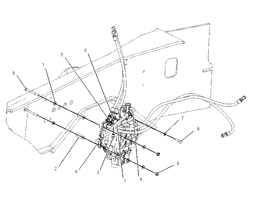 MOUNTING GP-BANK VALVE 1856247 CAT