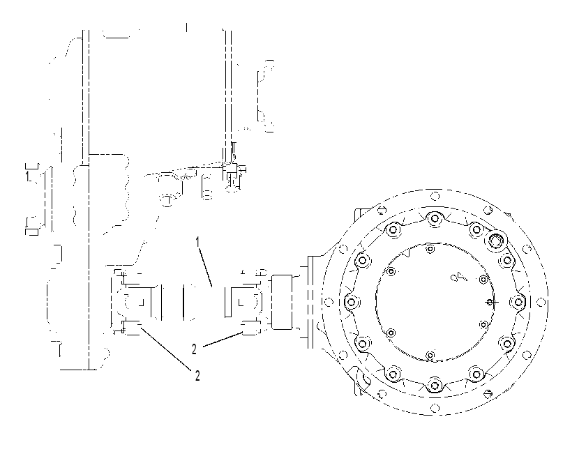 SHAFT GP-FRONT DRIVE 1489964 CAT