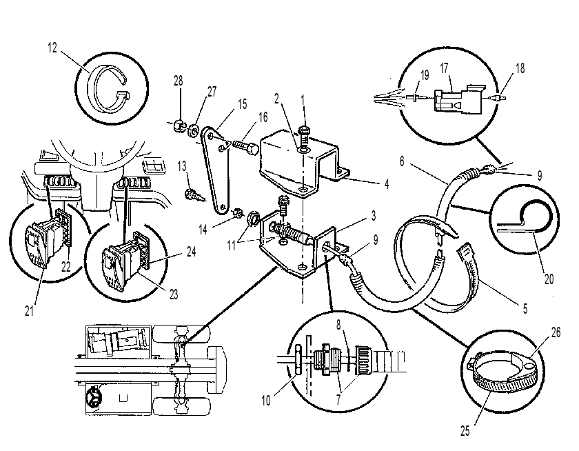 SWITCH GP-STEERING SELECT 1186499 CAT