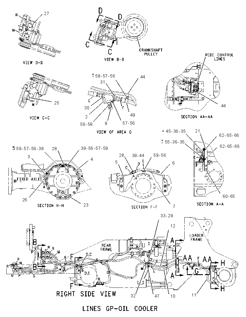 KIT-AXLE OIL COOLER 2Q8471 CAT