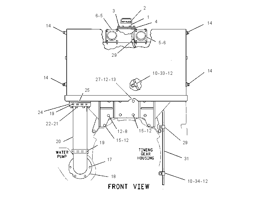 Бачок расширительный 1526019 CAT