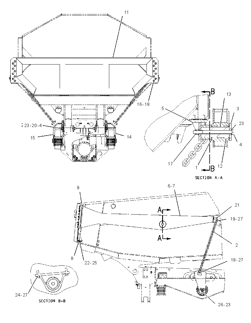 TAILGATE GP 1597405 CAT
