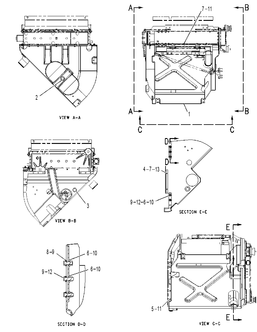 SHROUD GP-RADIATOR 1667555 CAT