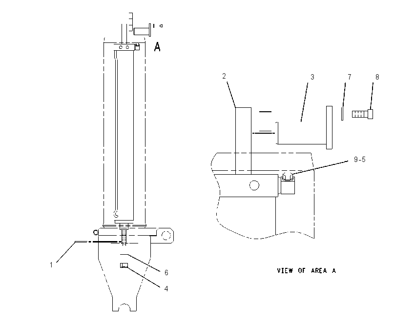 CYLINDER & MTG GP-ELEVATION 2045359 CAT